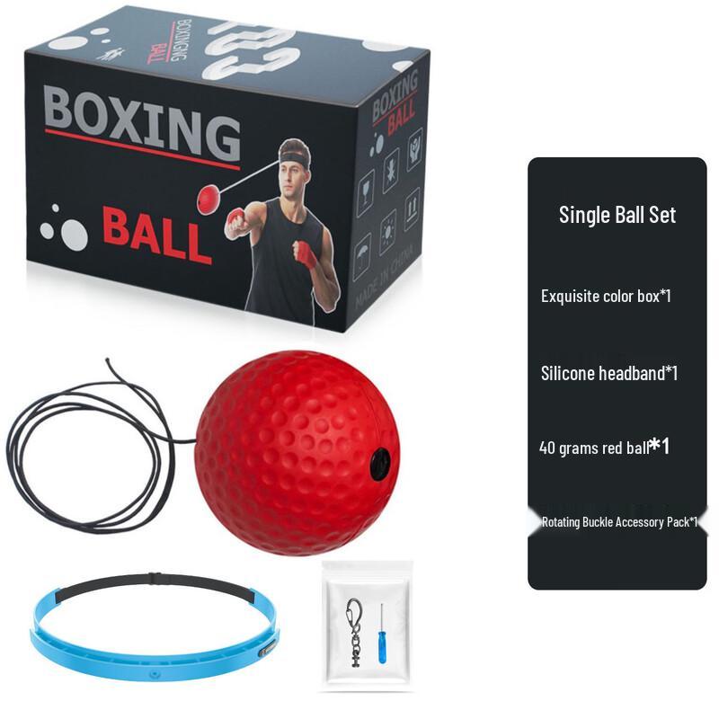 YTYIN Head-Mounted Boxing Reflex Ball Set