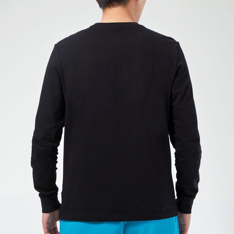 Nike T Shirts Men's Black Crew Neck Moderate Straight Fit DB6189-010