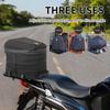 Motorcycle Bag 20L-28L Expandable Hard Shell Backpack Waterproof Motorcycle Helmet Bag Rear Rack Storage for Motorbike Travel