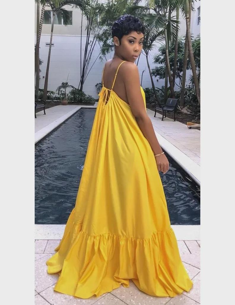 Spot 8078 Umstands-Strandkleid: Europäischer und amerikanischer Stil, sexy ärmelloses Swing-Sommerkleid für Damen