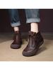 Fashion 2024Women's Shoes National Style Antiskid Soft Soled Flat Shoes Casual Short Boots Autumn and Winter New Women's Boots