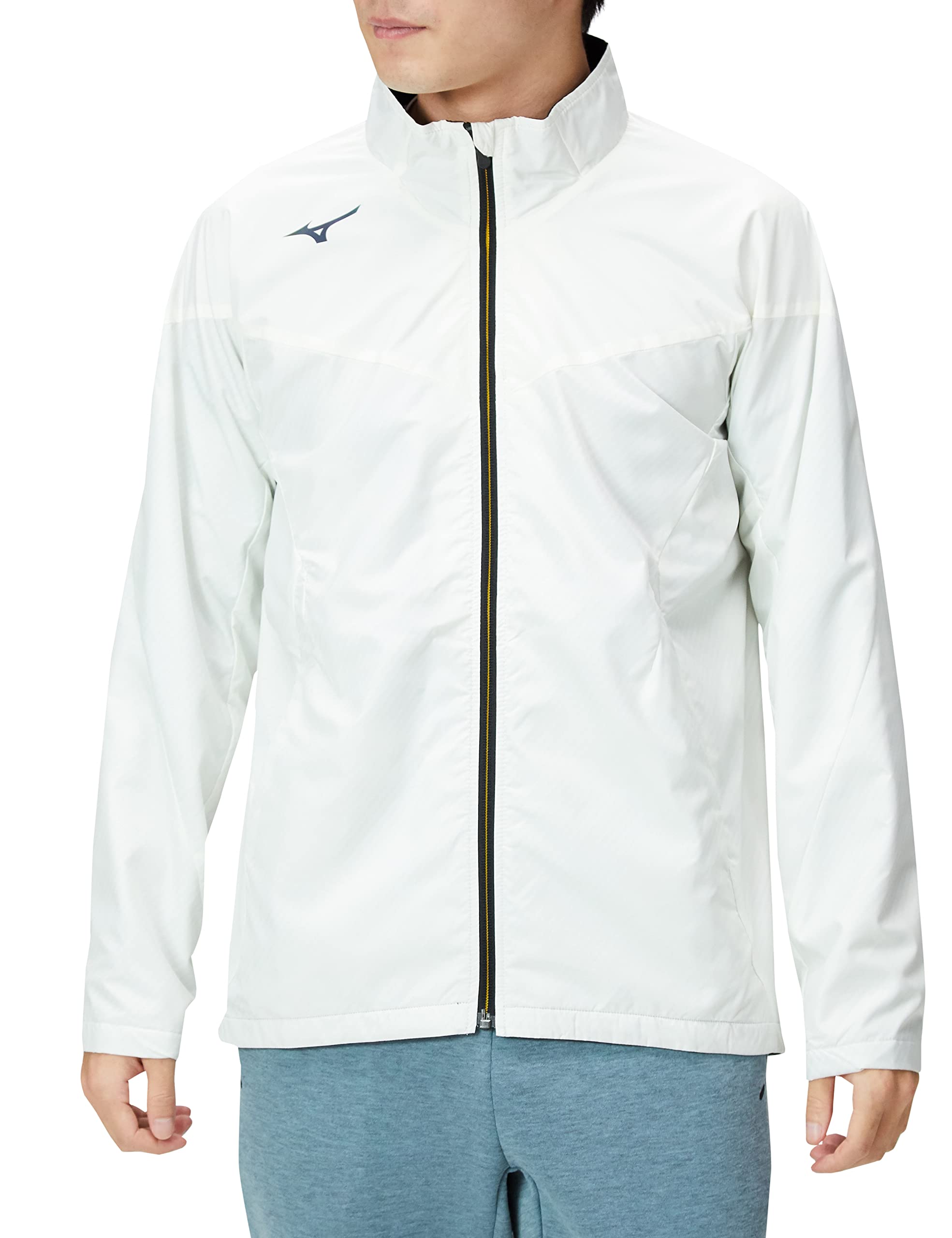 

Куртка Mizuno Breath Thermo Warmer для тренировок и размера 32ME2541, Влагоотводящая, Ветрозащитная, Водоотталкивающая, Мужская, Молочно-белая,