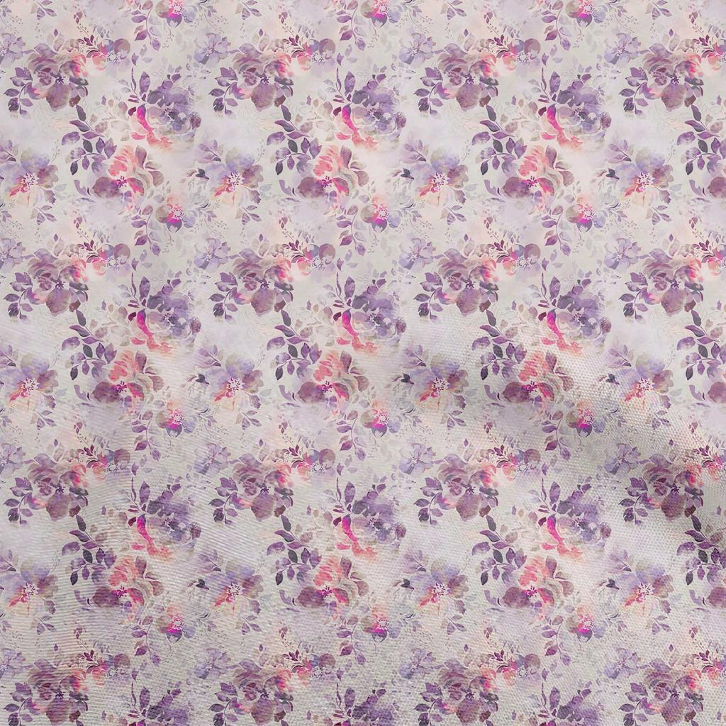 oneOone Bawełniana elastyczna zielona tkanina akwarelowa kwiatowa szycie rzemieślnicze projekty nadruki na tkaninie na jard 40 cali