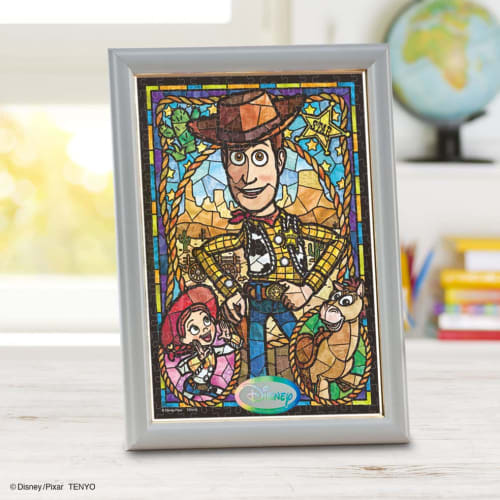 266 Piece Jigsaw Puzzle Toy Story Woody Stained Glass Gyutto Series [Stained Art] (18.2 x 25.7cm)