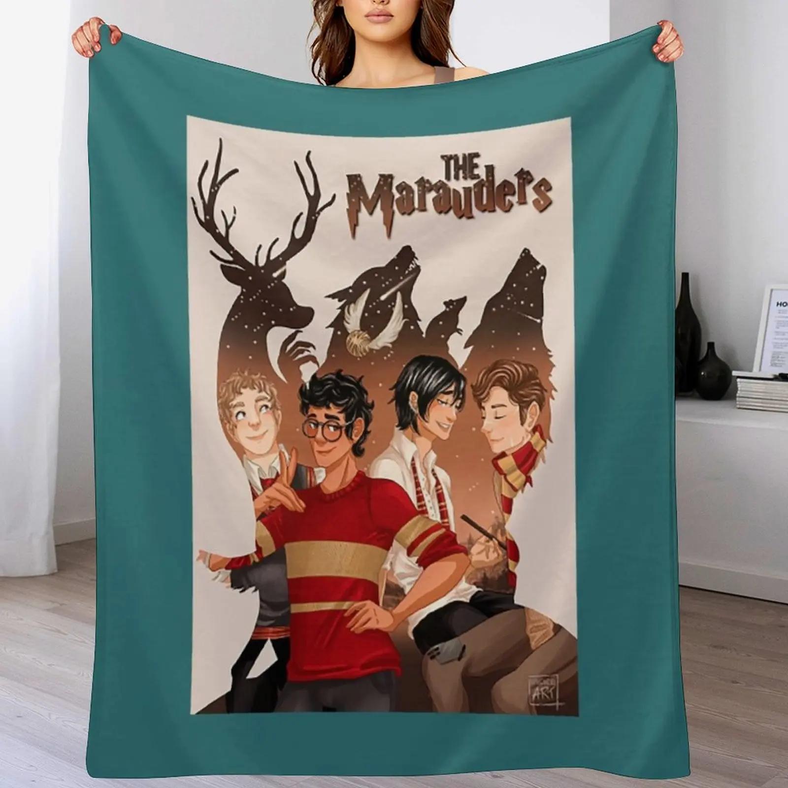 

Marauders Throw Blanket Warm Accent Blanket for Living Room Decoration 102x76cm(40x30in)