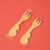 Disposable Individually Wrapped Cloud Fork & Spoon Set (100 Pcs)