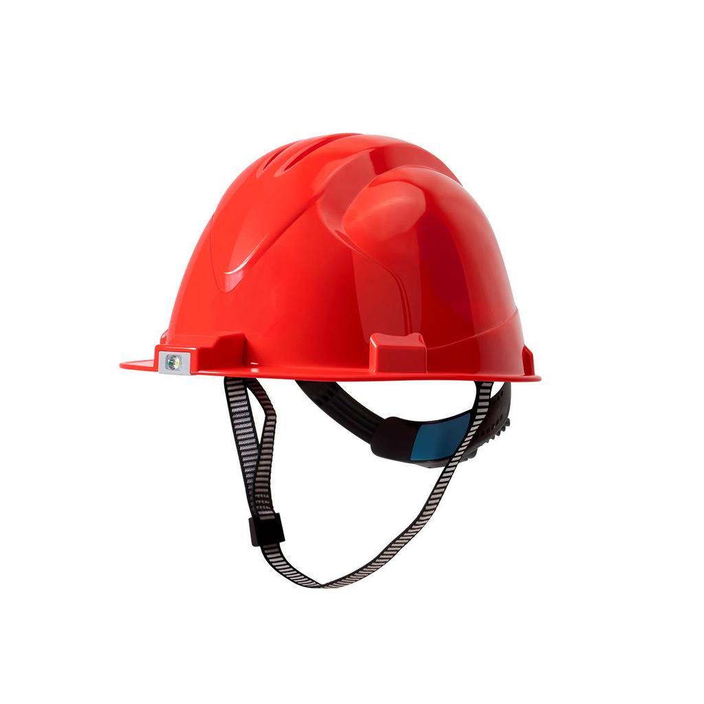 3C Certified Fiberglass Safety Helmet with Built-In Fan, Anti-Smash, Breathable for Construction