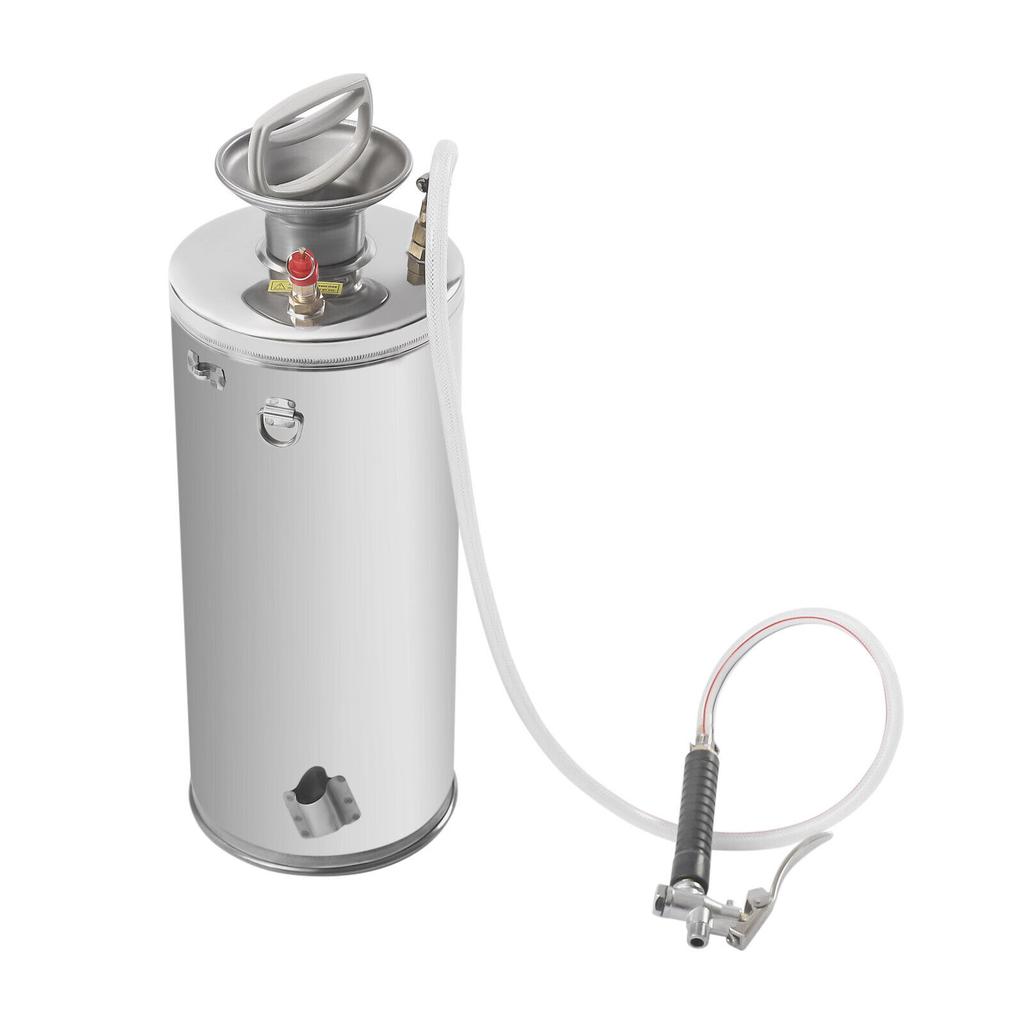1..5 Gallon 304 Stainless Steel Tank Pressure Pump Sprayer Adjustable Detachable