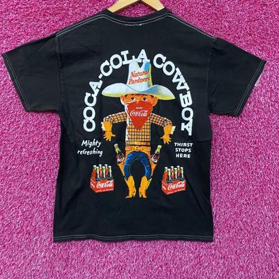 Coca-Cola Getränke-Promo T-Shirt im Vintage-Stil
