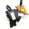 1pc Creative Pizza Luggage Tag Pendant Accessories,Travel Necessities,Airport Checked Luggage Items Anti-Lost Tag Boarding Pass