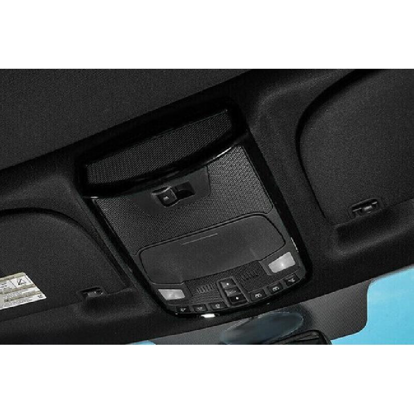 Car Front Reading Light Switch Cover Trim 1X For Ford F-150 2015-20 Bright Black