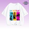 2026 Moda Camiseta Infantil Kpop Caçadores de Demônios Camiseta para Meninos Meninas Camiseta Verão Gola Redonda Manga Curta