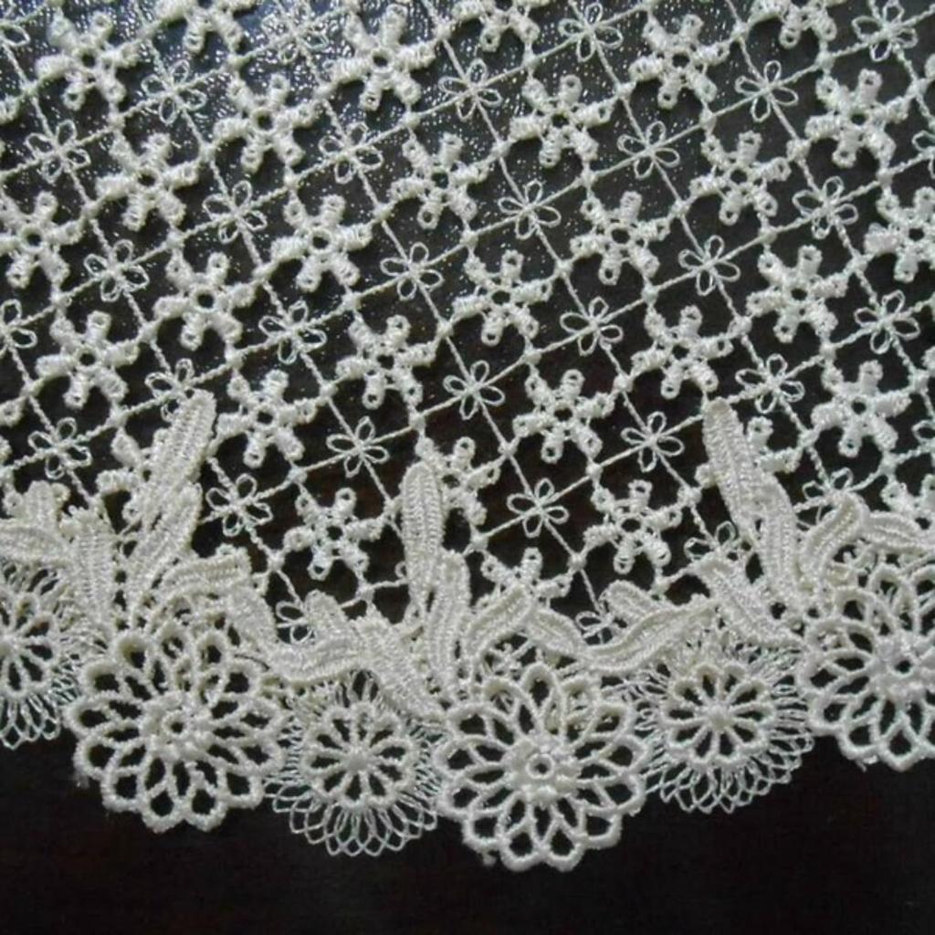 Vivienne Fleur En Reve Series Lace Embroidered Table Runner/Tablecloth (WK2410L4) - Beige Table Center 40x110cm