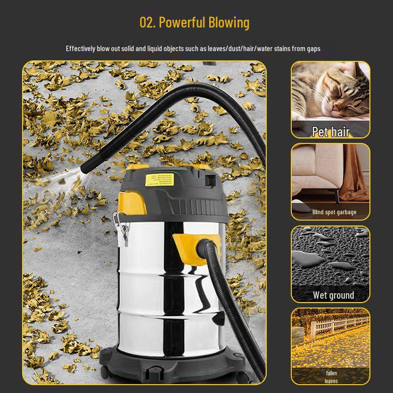 High-Power Customized Wet/Dry Vacuum Cleaner for Home, Car Wash, Grouting & Industrial Use