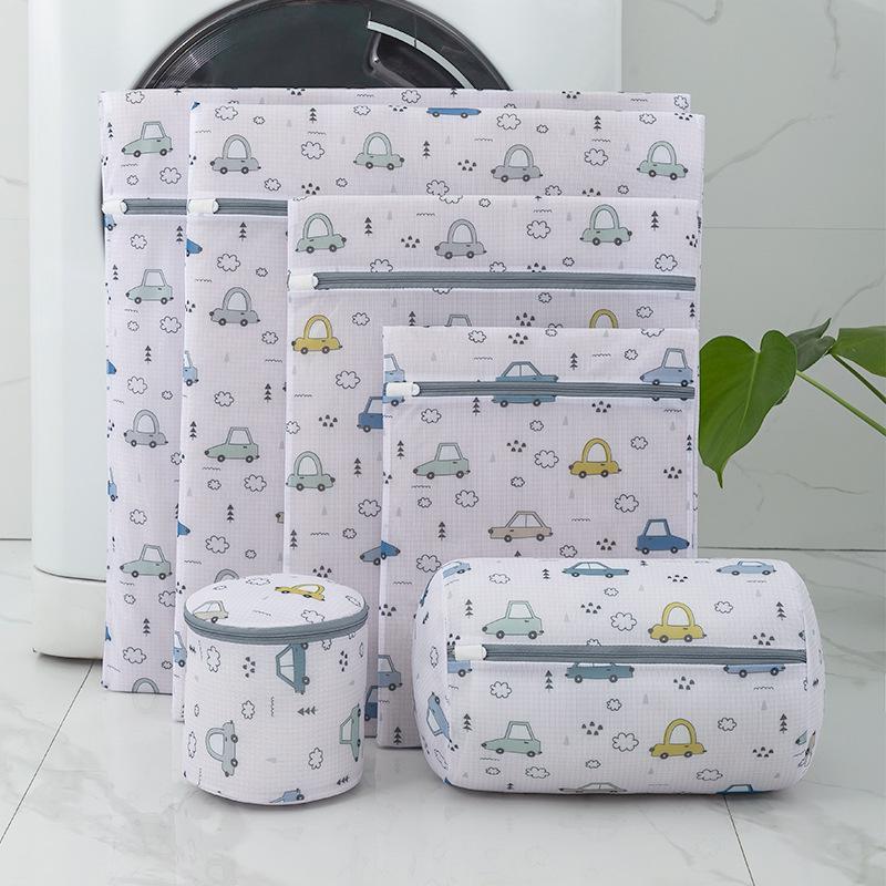Thick Fine Mesh Laundry and Bra Washing Bag for Travel Storage
