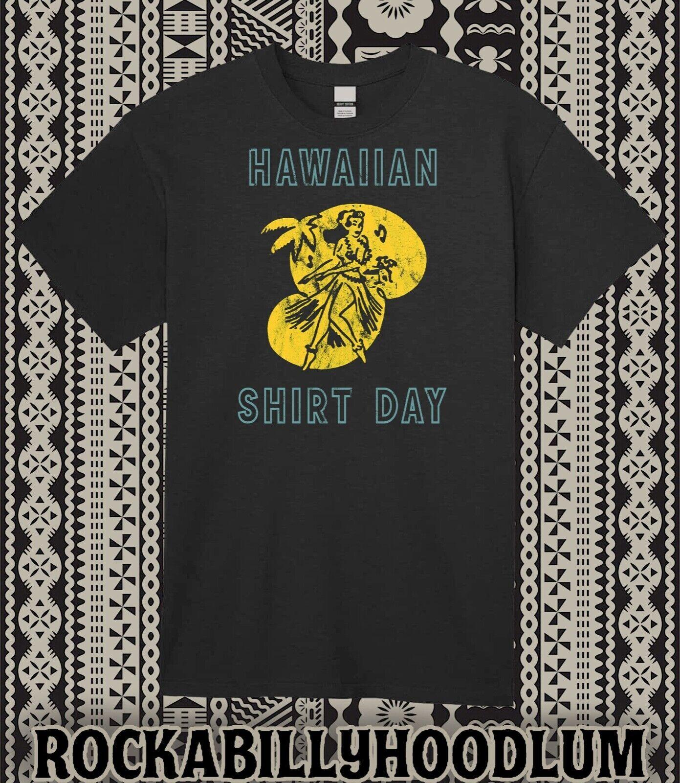 Retro Tiki T Shirt Cotton Bar Mug Restaurant Hawaiian Shirt Day Hula Girl XXXL