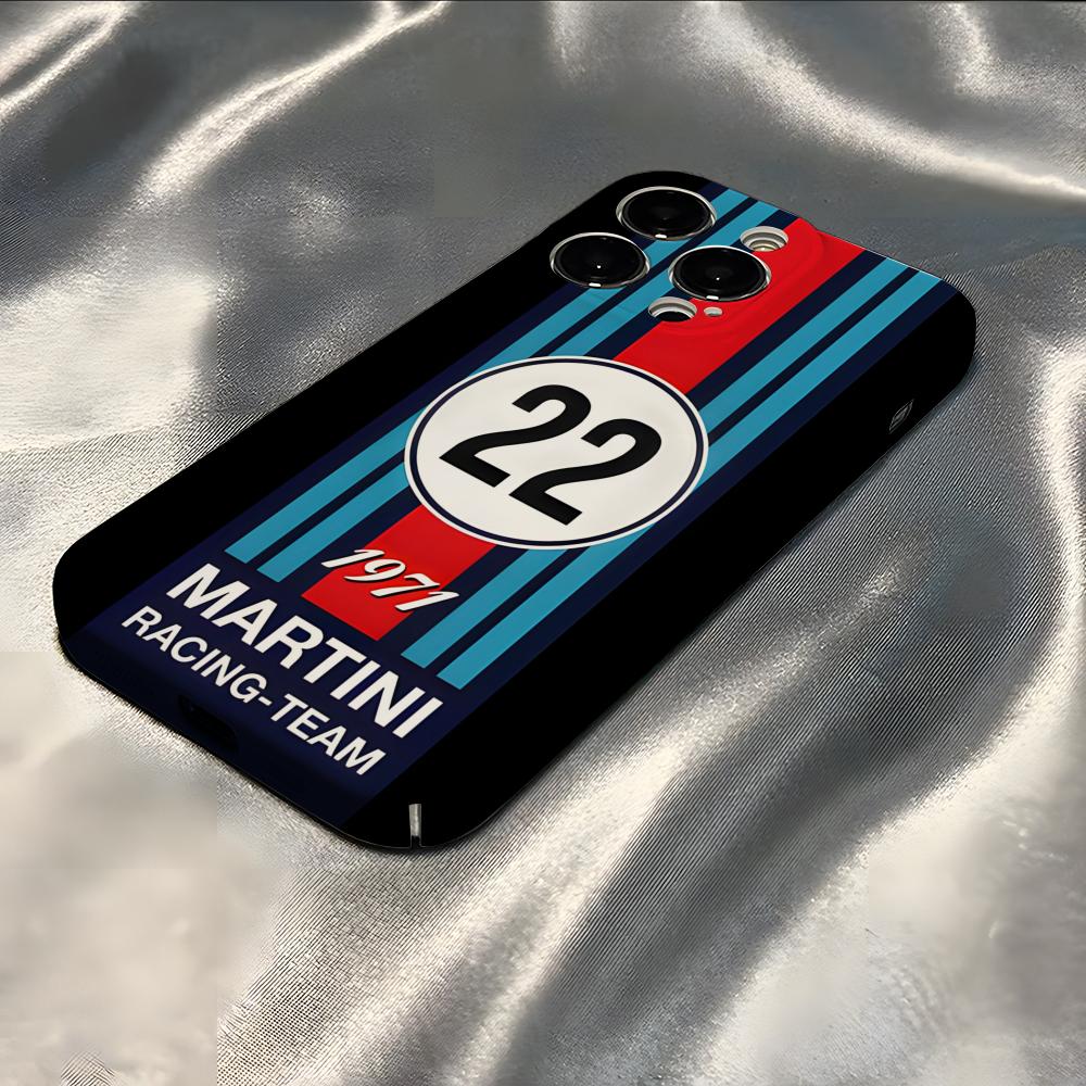 

Racing Martinis Phone Case For Iphone 16 Pro Max 15 Pro 13 14 12 11 8 7 Plus X XR XS Max All Inclusive Cover iPhone12ProMax
