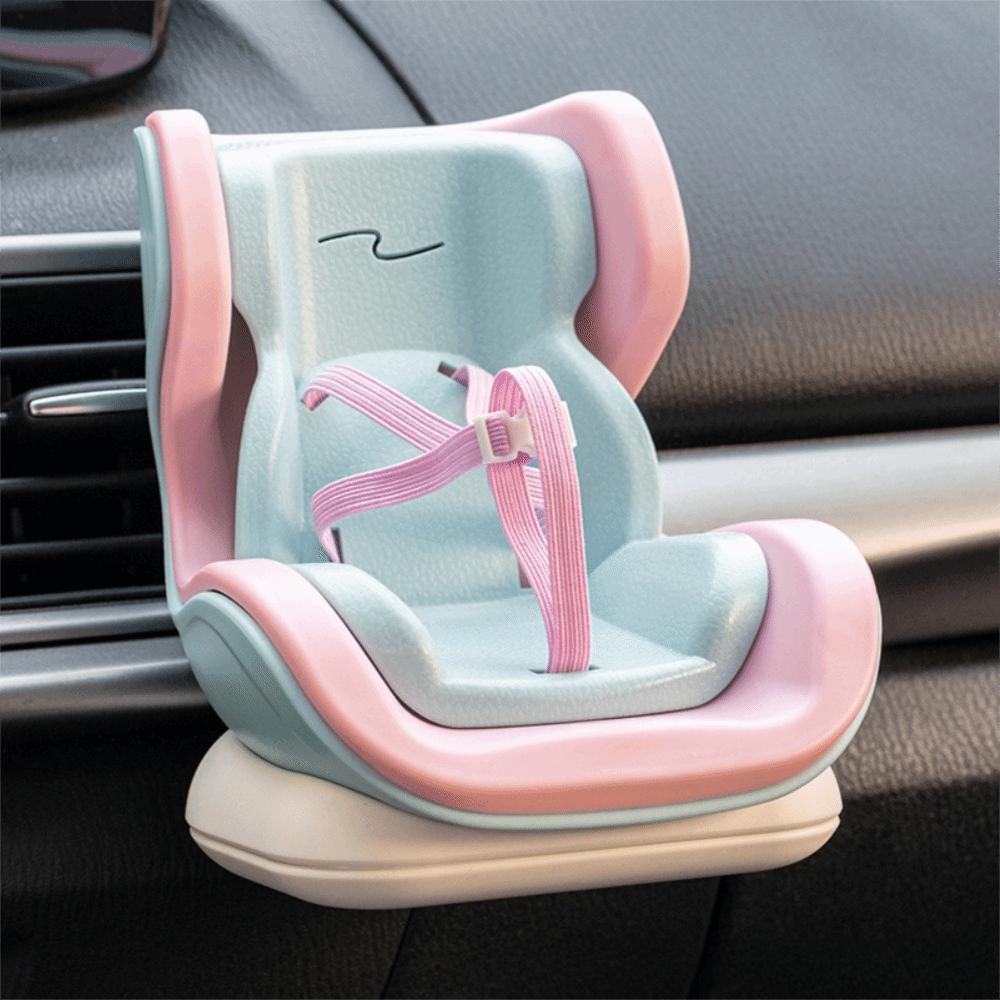 Durable Car Doll Safety Seat Plastic Cartoon Chair Model Car Interior Styling