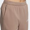 Adidas Knitted Sweatpants Women's Pink Brown Moderate Cuffed Pants IC4473