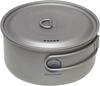 Wout Titanium Cooker Set for Solo with Ideal for Emergency Preparedness and Hiking [Perfect Camping] Compact, Lightweight, Case