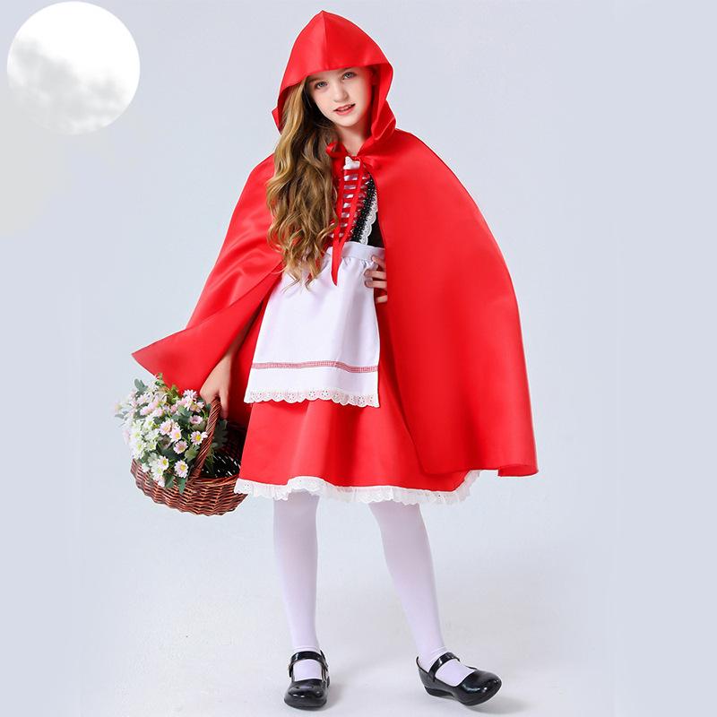 Cosplay new halloween costume little red riding hood stage performance costumes cosplay role-playing game uniform