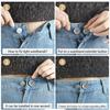 Pants Extender Buttons Flexible Waist Extenders for Jeans Skirt 15mm/18mm