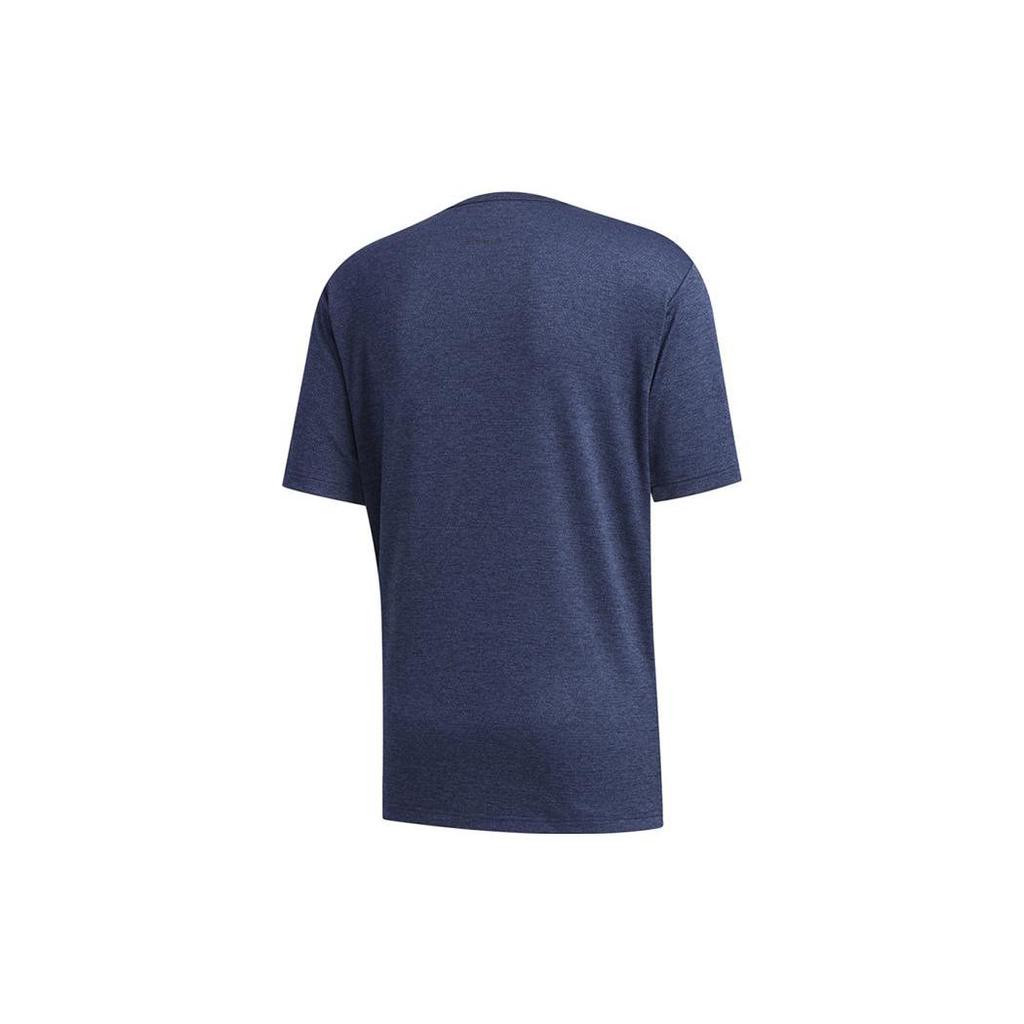 adidas T Shirts Men's Blue Crew Neck Moderate Straight Fit FM5395