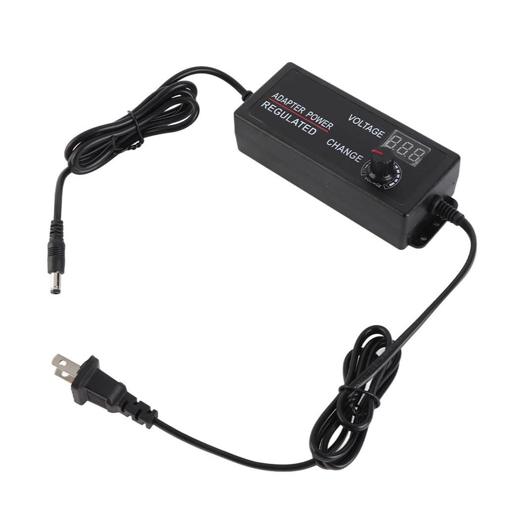 2.5A 72W DC 9V 24V Adjustable Power Adapter Voltage Display Speed Controller