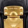 MIUMIU Materasse Handbag RR1300 black leather Women Used