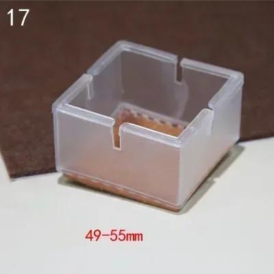 Multi-size Chair Leg Caps Rubber Feet Protector Pads Non-slip Silent Table Cover Furniture Leveling Feet home Decor 4/8/12/16pcs