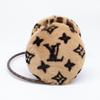 LOUIS VUITTON Excellent condition M67411 Cache Oreille Leogram fur leopard print ear muffler Scarf Beige x dark brownUsed