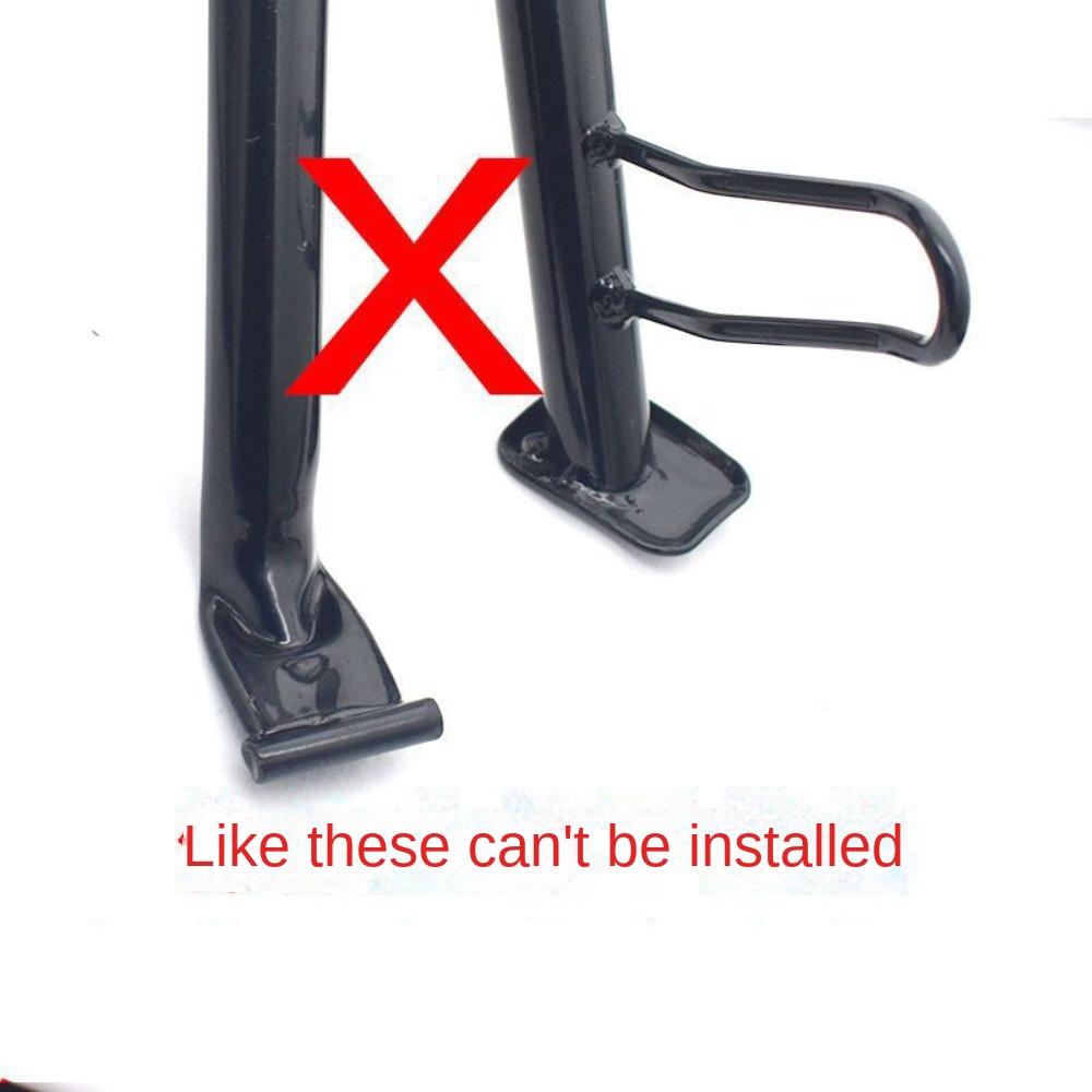 Motorcycle Kickstand Motorbike Side Kick Stand Pad Parking Plate Base Foot Extension Pad Large Foot Pad Side Stand Foot Support