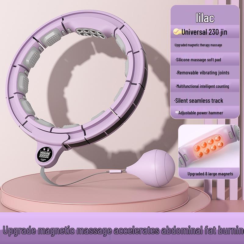 Women's Smart Magnetic Hula Hoop - Detachable, Thickened, Waist-Friendly for Abdomen Reduction and Weight Loss