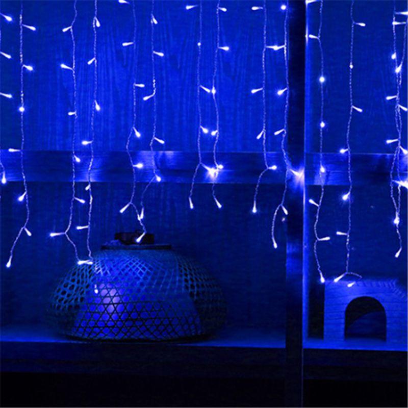 

Гирлянда Сосулька 13130 футов Огни Светодиодные Сказочные Рождественские Для Дома Улицы Свадьбы Вечеринки Blue,13FT=4M 96LED