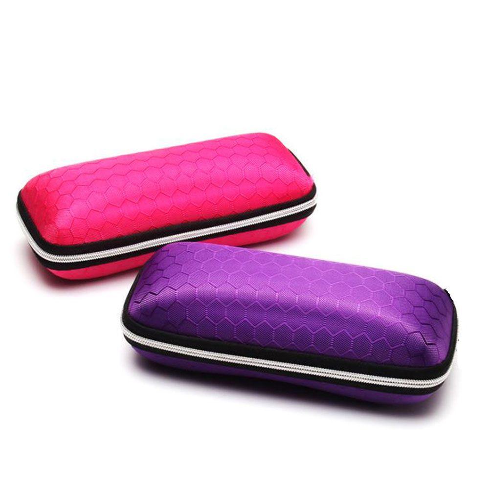 Outdoor Protable Holder Sunglasses Case Zipper Box Eyewear Protector Hard Eye Glasses