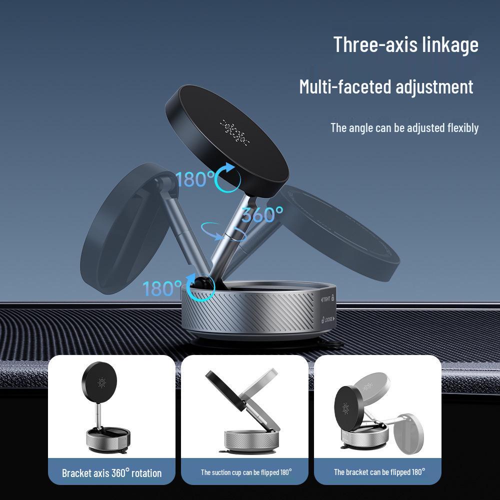 360° Rotating Magnetic Car Mount - Adhesive-Free Phone Holder