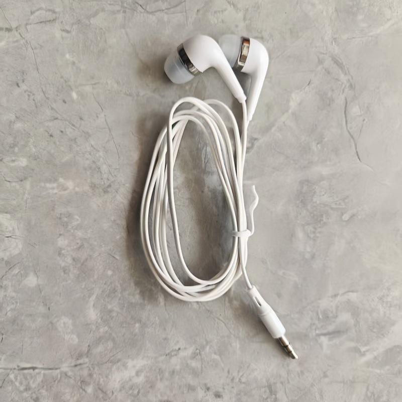 

3.5mm Wired In-Ear Earphones (No Microphone) for Music Listening on Mobile Phones In-Ear [No Mic/No Call] White Bare Wire