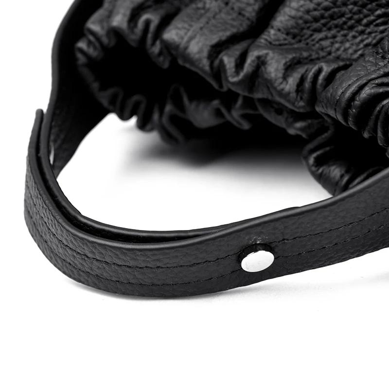 Geantă de mână din piele naturală de mare capacitate pentru femei, genți de umăr moi, tip crossbody