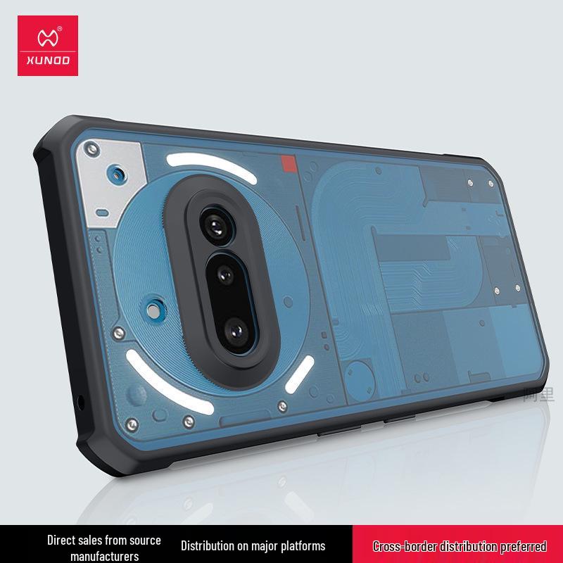 

XunDi Drop-Proof Thin Case for NothingPhone 3a Pro холодний колір чорний