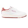 Womens/Ladies Club C Leather Platform Trainers