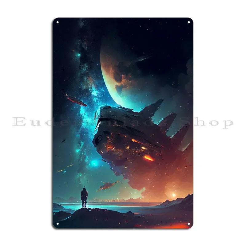 The Landing Metal Plaque Poster Decoration Plaques Cave Designs Classic Tin Sign Poster