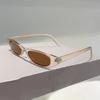 Narrow Oval Sunglasses Women  New Fashion Outdoor Decor Shades Trendy Luxury Brand Design Vacation Casual Sun Glasses