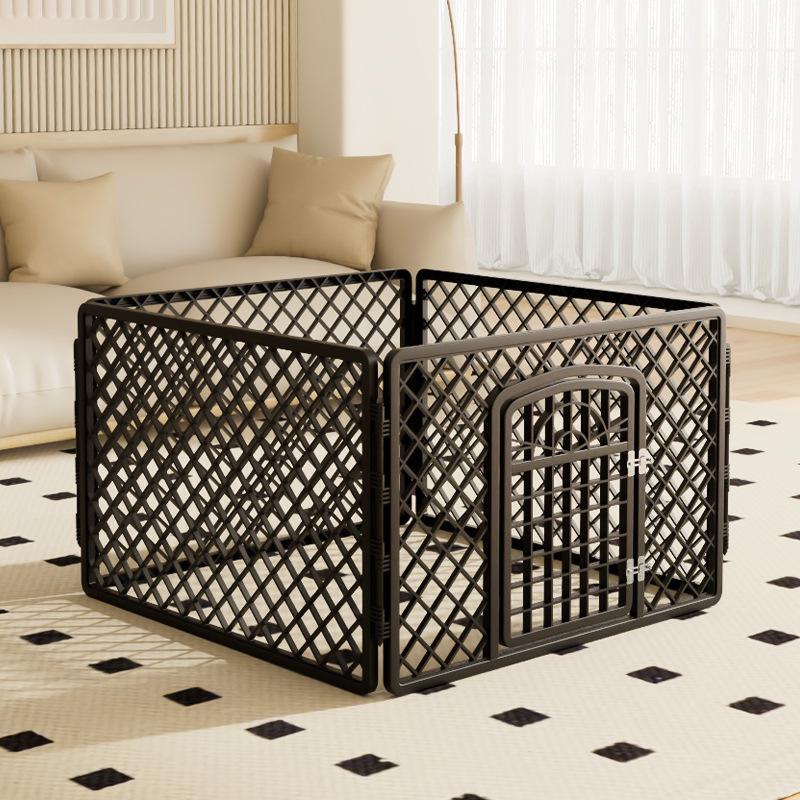 Indoor Plastic Pet Fence for Dogs - Home Ground & Cage