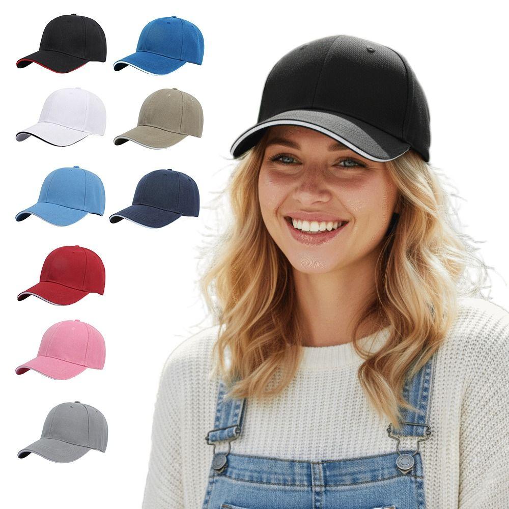 Casual Adjustable Baseball Cap Versatile Breathable Sun Hat UV Protection Sunscreen Hats for Leisure Outdoor