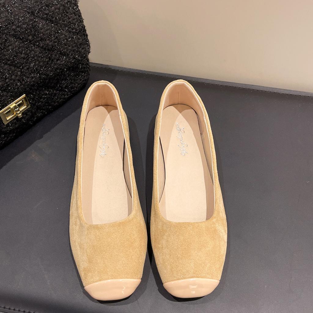 Flat-soled Single Shoes Women's Shoes 2025 New Spring, Autumn and Winter One-pedal Shoes