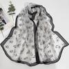 1Pcs Chiffon Georgette Silk Scarf Elegant Bandana Scarf Durable Headband Shawl  Summer Beach