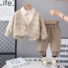 Kids Casual Long-Sleeve Set, Comfortable Daily Wear Outfits