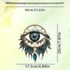 Eye Shape Evil Eye Decoration 2D Flat Hanging Pendant Wall Decoration Sun Catcher  Garden Decor