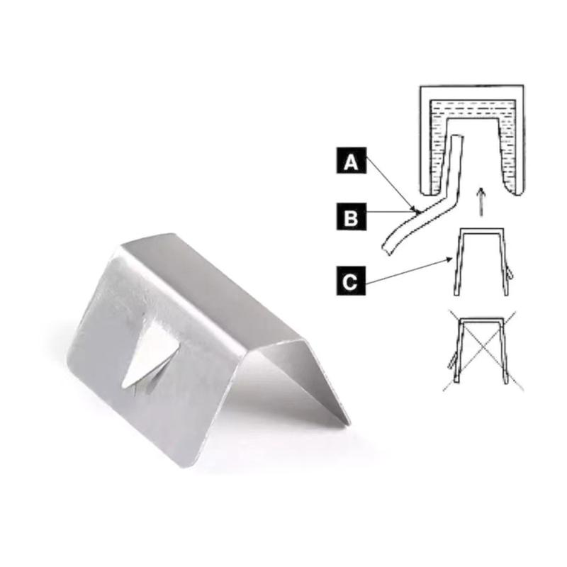 Cleme deflector de vânt din oțel inoxidabil, cleme de fixare pentru mașină universală, care păstrează deflectoarele de vânt în siguranță la locul lor