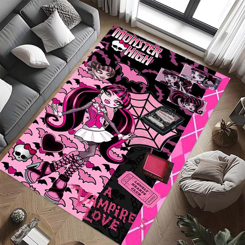Monster High: Vampire Love Carpet Home Decor Floor Mats Doormat Art Dormitory Decoration